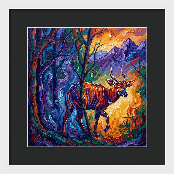 Bongo In Vibrant Wilderness