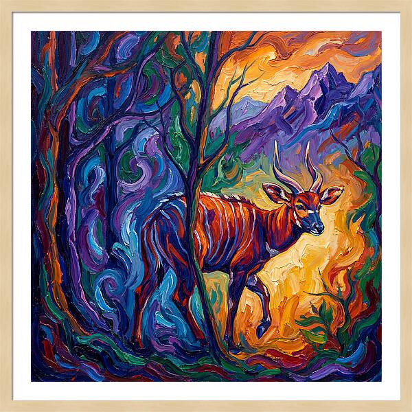 Bongo In Vibrant Wilderness