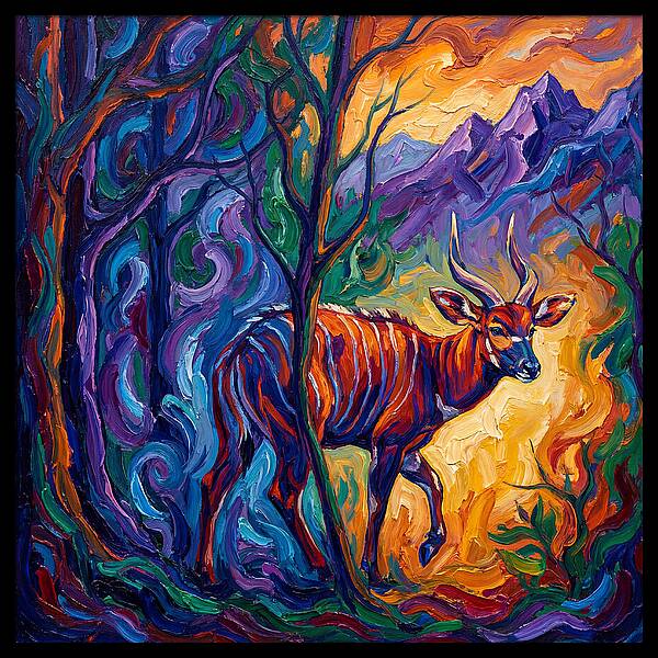 Bongo In Vibrant Wilderness