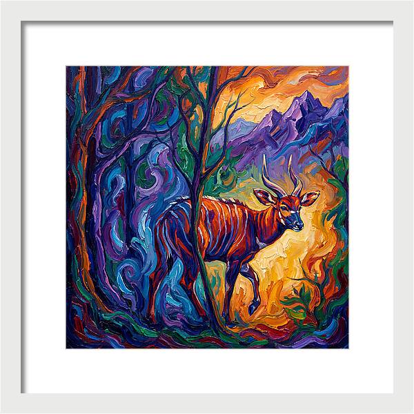 Bongo In Vibrant Wilderness
