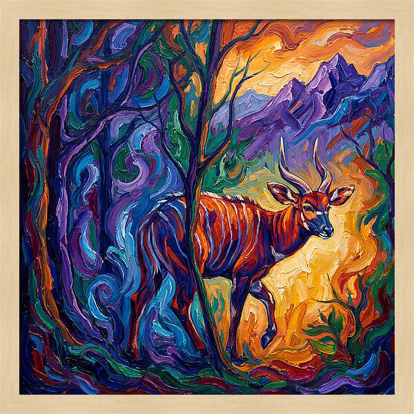 Bongo In Vibrant Wilderness