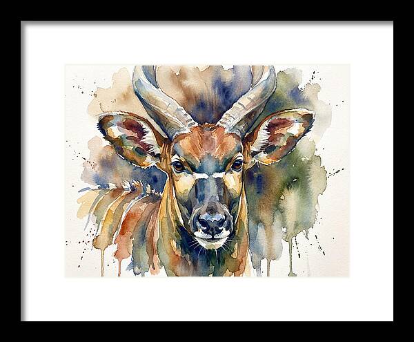 Bongo Watercolor Portrait