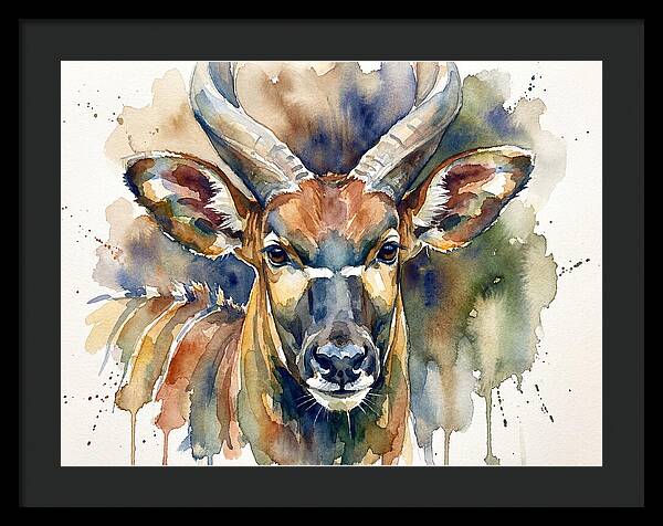Bongo Watercolor Portrait