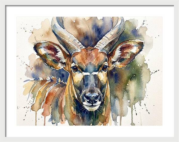 Bongo Watercolor Portrait