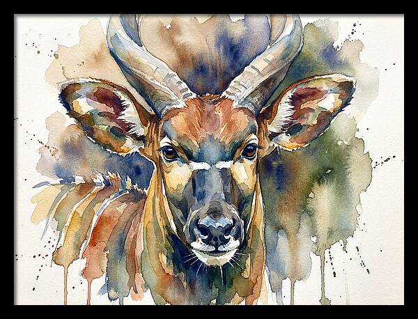 Bongo Watercolor Portrait