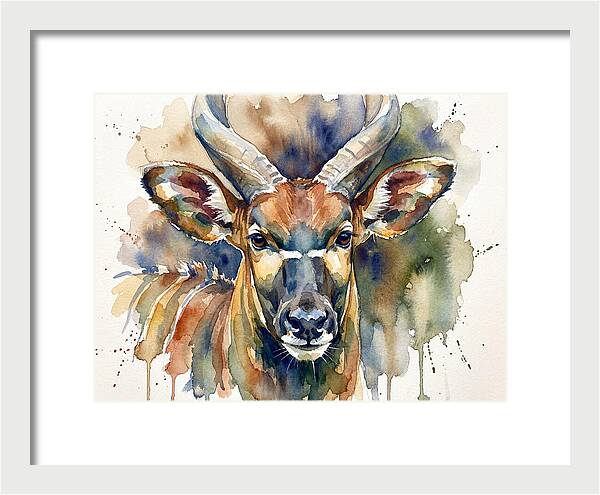 Bongo Watercolor Portrait