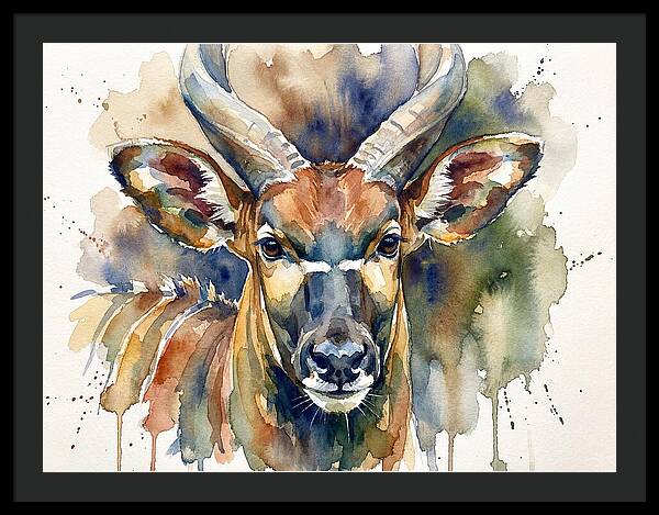 Bongo Watercolor Portrait