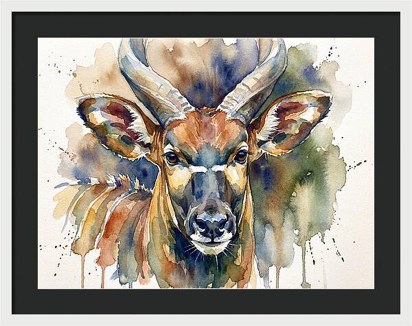 Bongo Watercolor Portrait