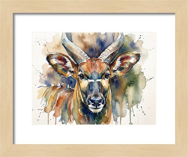 Bongo Watercolor Portrait