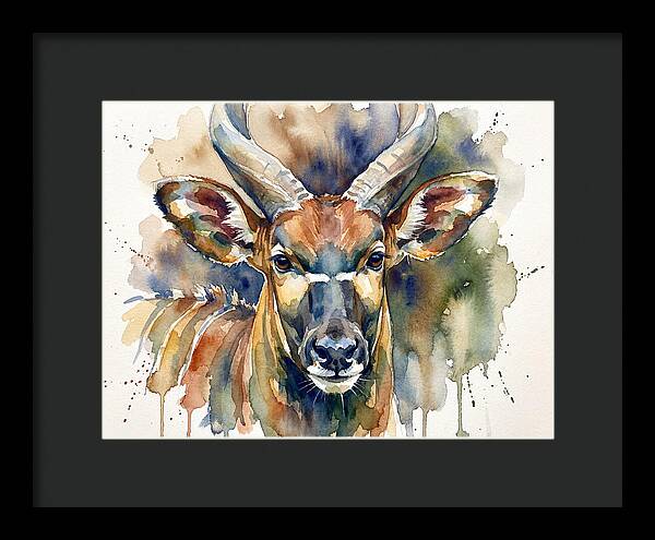 Bongo Watercolor Portrait