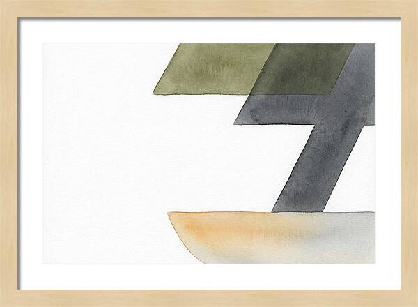Bonsai Minimalism In Watercolor