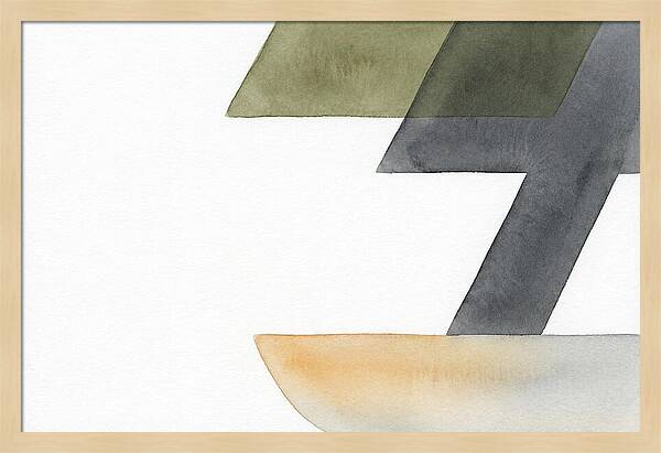 Bonsai Minimalism In Watercolor