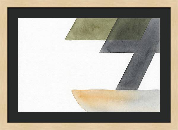 Bonsai Minimalism In Watercolor