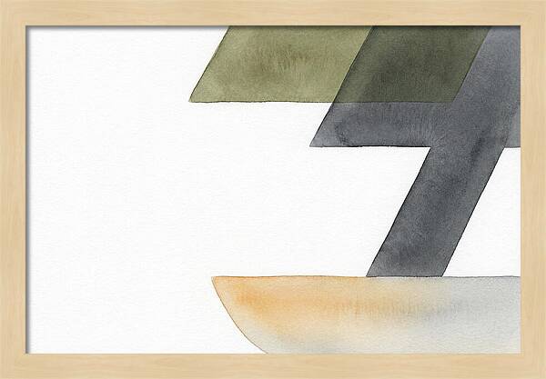 Bonsai Minimalism In Watercolor