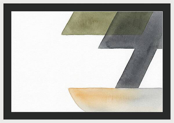 Bonsai Minimalism In Watercolor