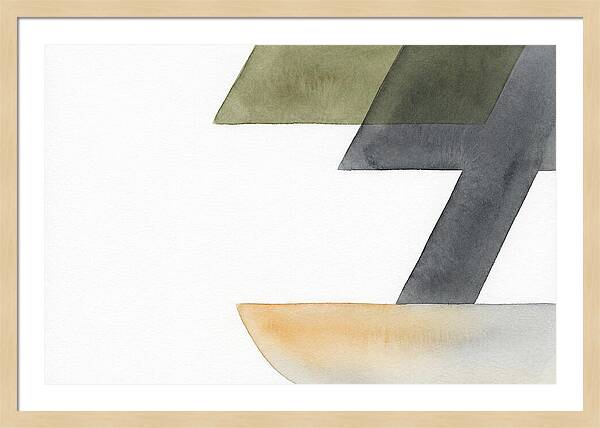Bonsai Minimalism In Watercolor