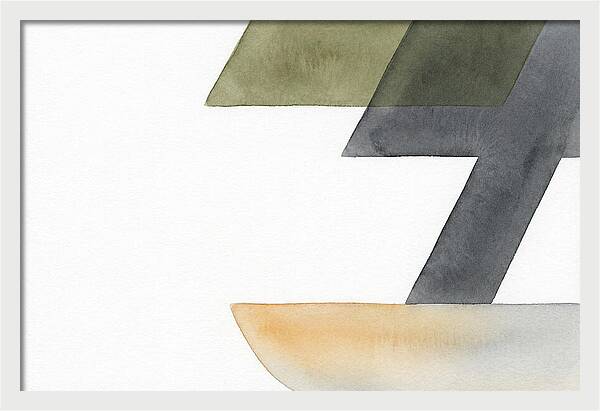Bonsai Minimalism In Watercolor