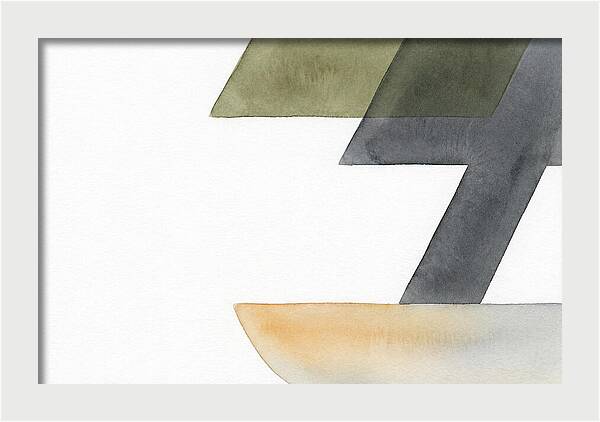 Bonsai Minimalism In Watercolor