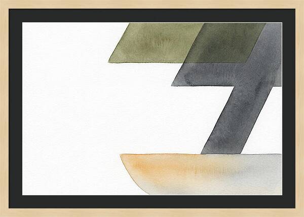 Bonsai Minimalism In Watercolor