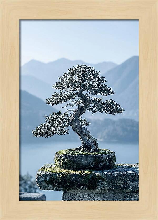 Bonsai Serenity Amidst Nature