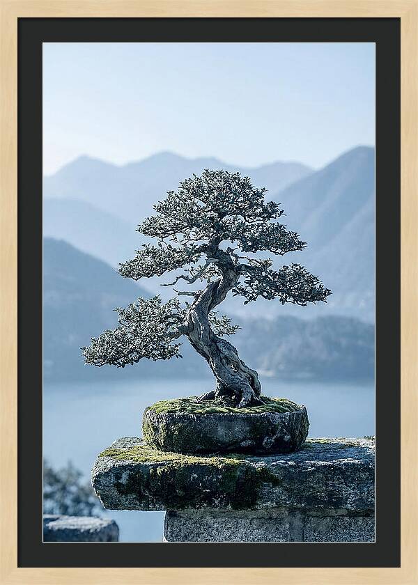 Bonsai Serenity Amidst Nature