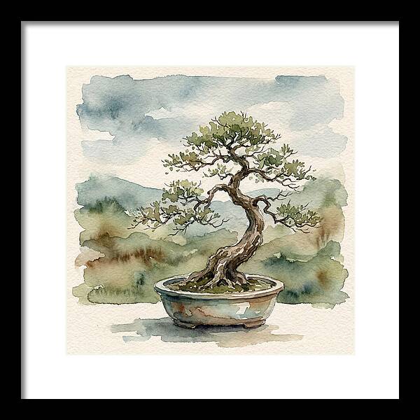 Bonsai Serenity Reflection