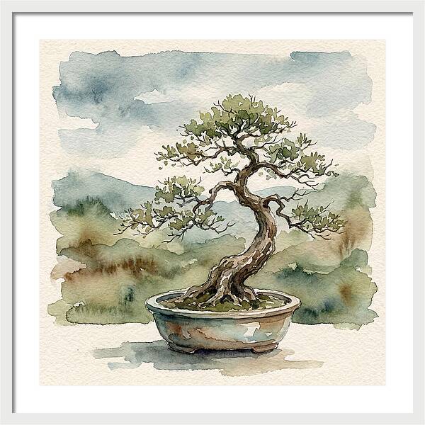 Bonsai Serenity Reflection