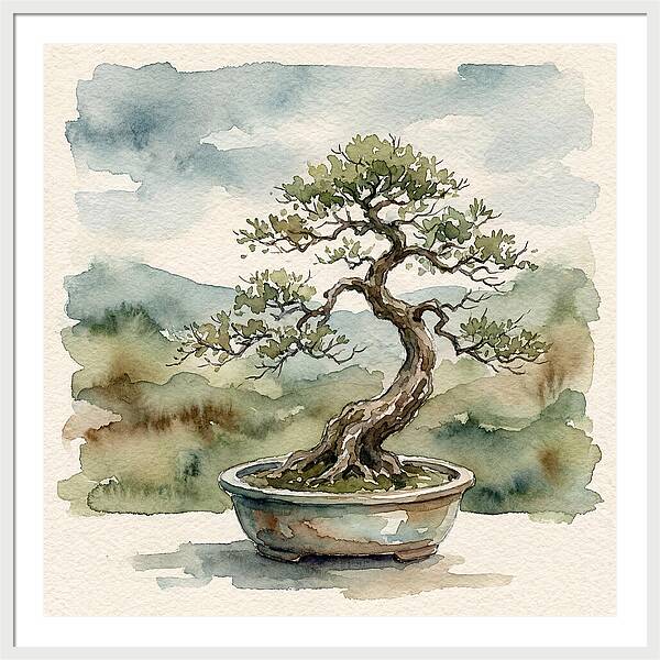 Bonsai Serenity Reflection