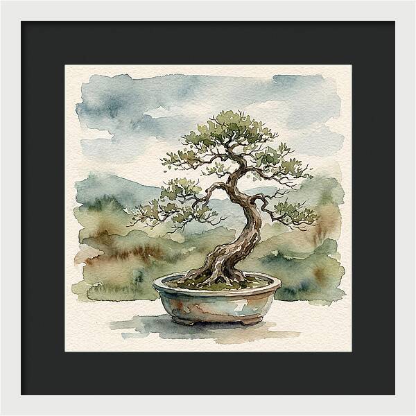 Bonsai Serenity Reflection