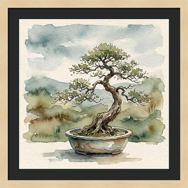 Bonsai Serenity Reflection