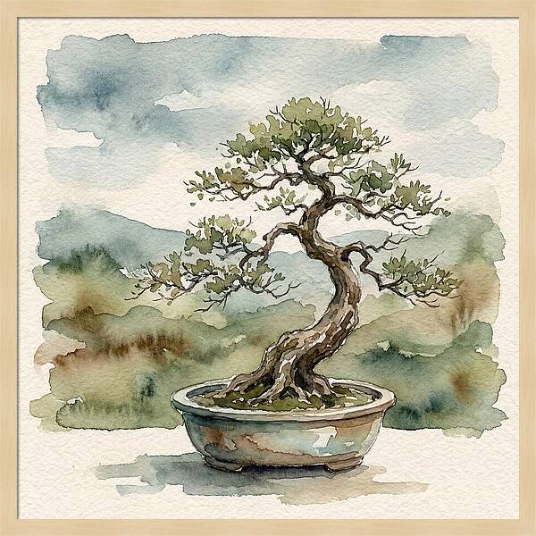 Bonsai Serenity Reflection