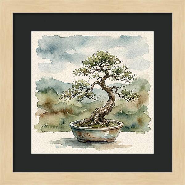 Bonsai Serenity Reflection