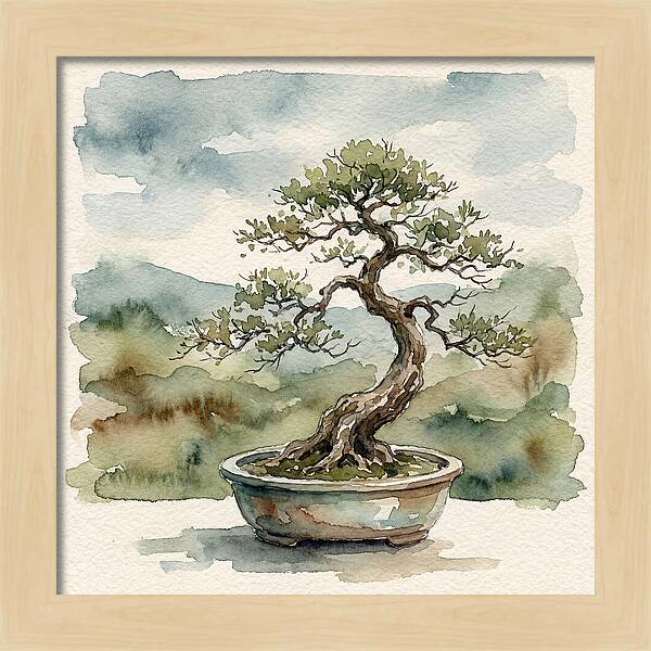 Bonsai Serenity Reflection