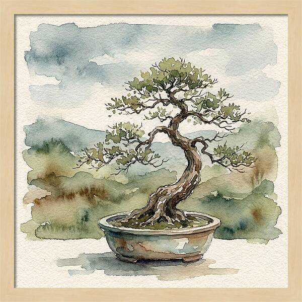 Bonsai Serenity Reflection