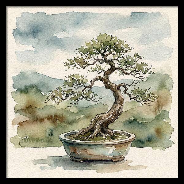 Bonsai Serenity Reflection