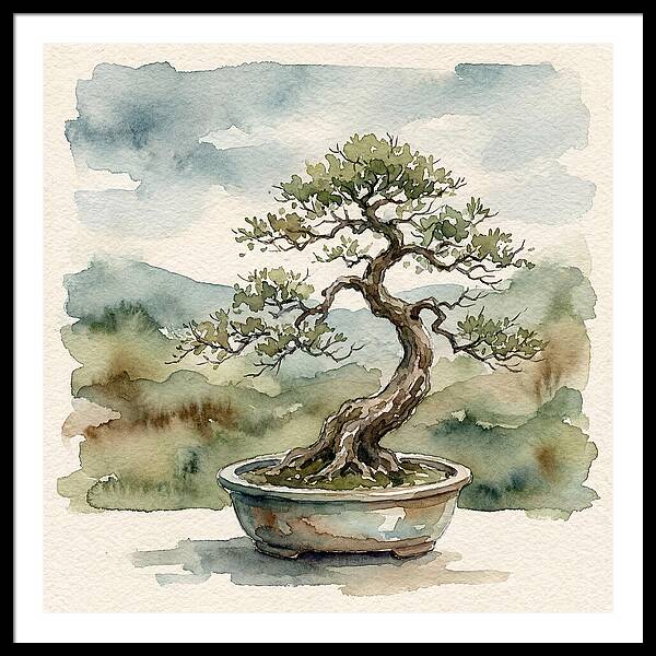 Bonsai Serenity Reflection