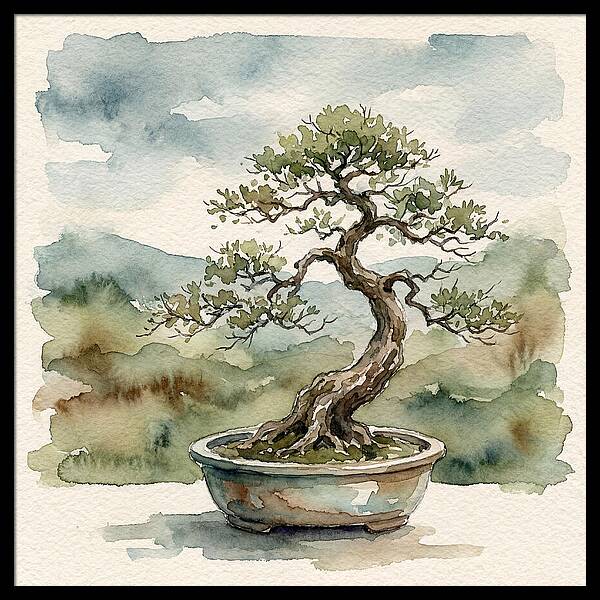Bonsai Serenity Reflection