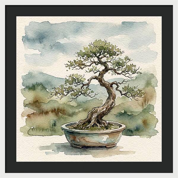 Bonsai Serenity Reflection