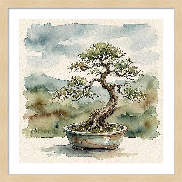 Bonsai Serenity Reflection