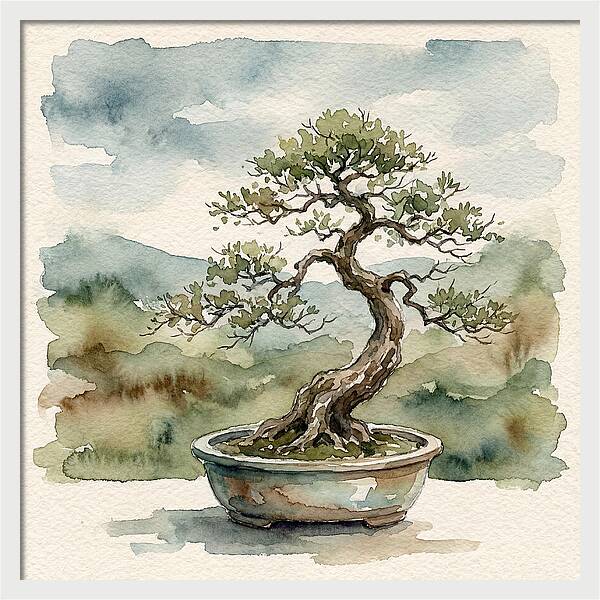 Bonsai Serenity Reflection