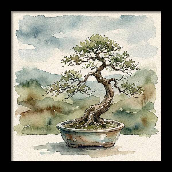 Bonsai Serenity Reflection