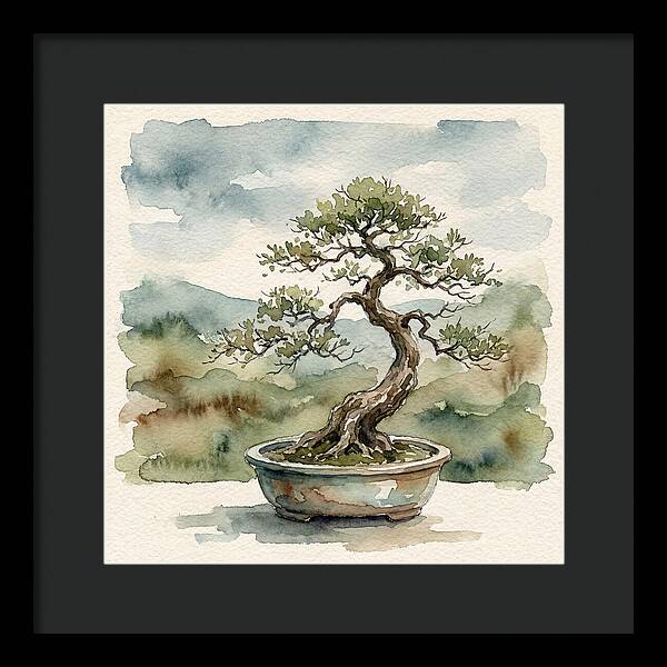 Bonsai Serenity Reflection