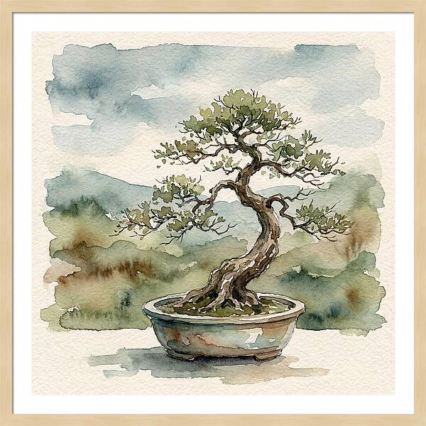 Bonsai Serenity Reflection