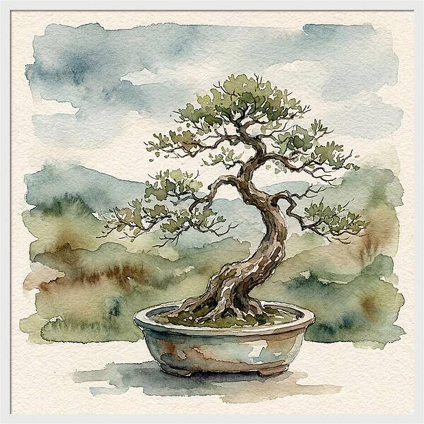 Bonsai Serenity Reflection