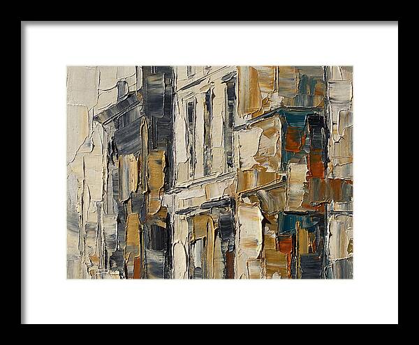 Bookshop Facade In Palette Knife