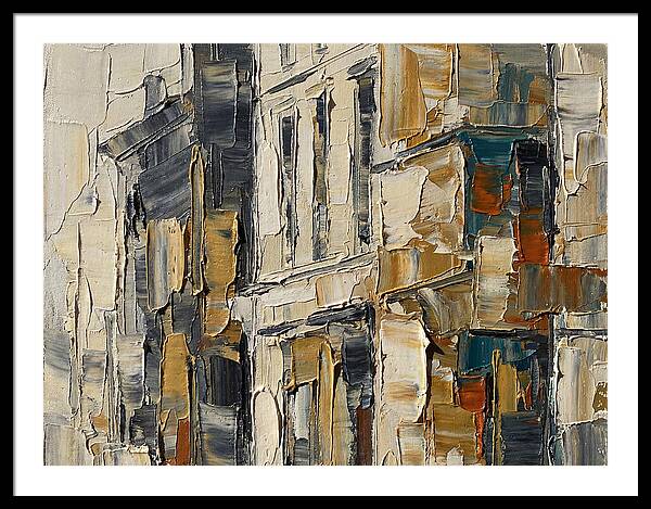 Bookshop Facade In Palette Knife
