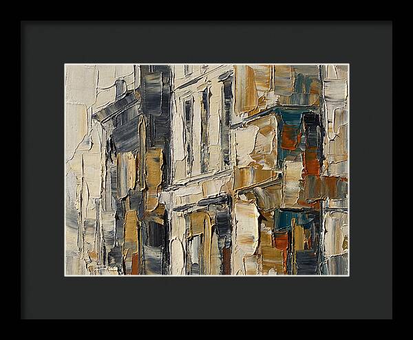 Bookshop Facade In Palette Knife