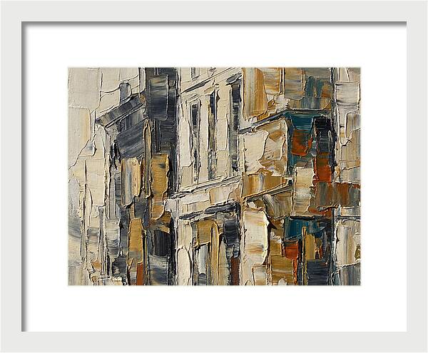 Bookshop Facade In Palette Knife