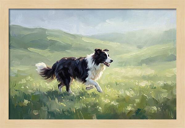 Border Collie In A Meadow