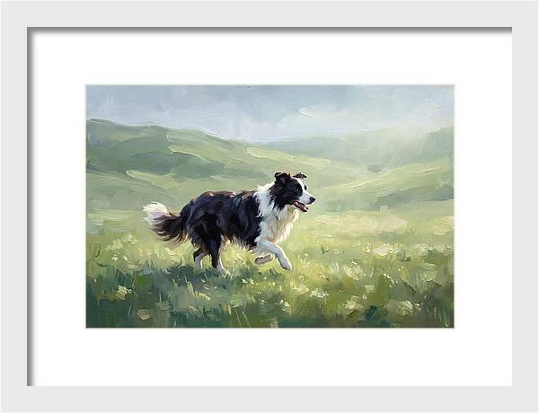 Border Collie In A Meadow